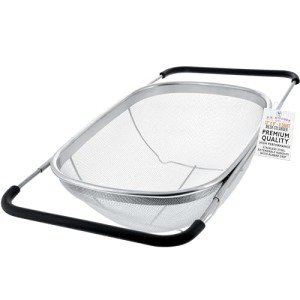 Stainless Steel Over Sink Colander with Handles