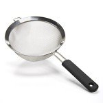 OXO Good Grips 8-Inch Double Strainer in Black