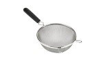 GoodCook 6-Inch Aluminum Mesh Strainer - Black/Silver