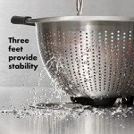 OXO Good Grips 5 Quart Stainless Steel Colander