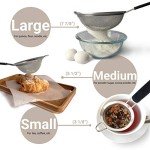 Stainless Steel Fine Mesh Strainer Set of 3