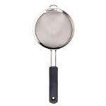 OXO Good Grips 8-Inch Double Strainer in Black
