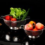 Gulex 3-Quart Stainless Steel Kitchen Colander