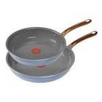 T-fal Ceramic Non-Stick Fry Pan Set, 2 Pieces