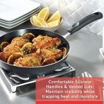 T-fal 12-Piece Nonstick Cookware Set, Black