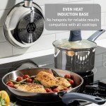 T-fal Essentials 10.5" Stainless Steel Fry Pan