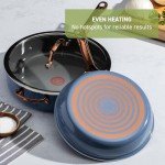 T-fal Ceramic Non-Stick Fry Pan Set, 2 Pieces