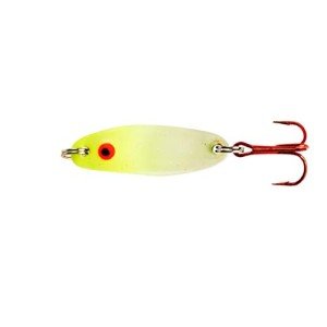 Lindy LQSP263 Chartreuse Glow/Gold Quiver Spoon 1/16