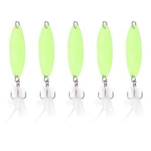 Patikil 5-Pack Glow Fishing Spoons, 1/2 oz