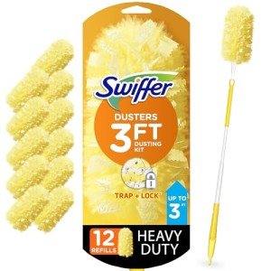 Swiffer Duster Kit with Extended Handle and Refills