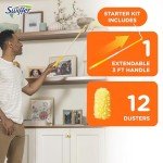 Swiffer Duster Kit with Extended Handle and Refills