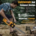 Cordless Mini Chainsaw for Dewalt 20V Battery