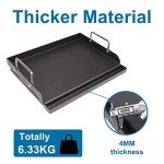 17" Nonstick Cooking Griddle for Gas Grills