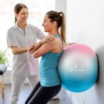 Extra Thick Anti-Burst Yoga and Fitness Ball