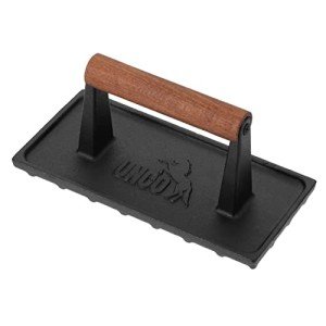 Cast Iron Grill Press - 8.5 x 4.1 Inch