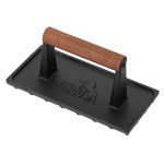 Cast Iron Grill Press - 8.5 x 4.1 Inch