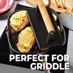 Cast Iron Grill Press Set - 8x4 Inch