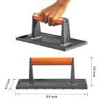 ViviCreate Cast Iron Bacon and Grill Press