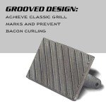 ViviCreate Cast Iron Bacon and Grill Press