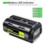 Ryobi 40V Battery Replacement (2 Pack) 6.2Ah