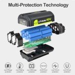 Ryobi 40V Battery Replacement (2 Pack) 6.2Ah