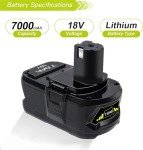 DTK 7.0Ah Battery for Ryobi 18V Tools