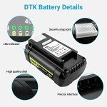 DTK 6.2Ah 40V Replacement Battery for Ryobi Tools