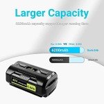 DTK 6.2Ah 40V Replacement Battery for Ryobi Tools