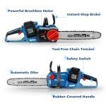DongCheng 40V Cordless 16 Inch Chainsaw Kit