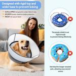 NoarWin 2-in-1 Inflatable Dog Cone Collar