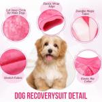 Lukovee Dog Recovery Suit - Pink, Medium