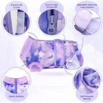 Lukovee Dog Recovery Suit, Zippered Onesie, Purple