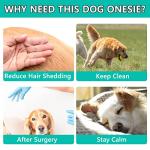 Dog Surgery Recovery Suit for Spayed & Neutered Pets