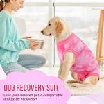 Lukovee Dog Recovery Suit - Pink, Medium