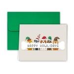 Happy Howlidays Dog Christmas Cards - 25 Pack
