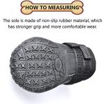 Waterproof Dog Boots with Anti-Slip Sole - Size 5