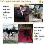 Waterproof Dog Boots with Anti-Slip Sole - Size 5