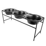Platinum Pets Triple Diner Feeder with Bowls