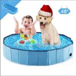 Foldable 48" Dog Pool - Perfect for Large Dogs