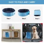 Foldable 48" Dog Pool - Perfect for Large Dogs