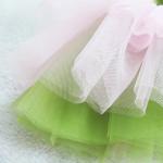 PanDaDa Dog Daisy Tutu Dress with Bow