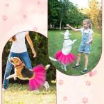 Hot Pink Tulle Dog Tutu Dress Costume