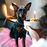 Dog Crown Headband and Tutu Dress Set