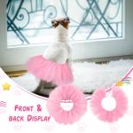 Pink Dog Tutu Dress for Halloween & Parties
