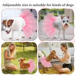 Cute Pink Dog Tulle Tutu Skirt for Parties