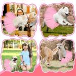 Pink Dog Tutu Dress for Halloween & Parties