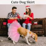 Cute Pink Dog Tulle Tutu Skirt for Parties