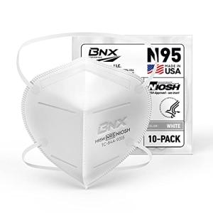 BNX N95 Respirator Masks Made in USA (10-Pack)