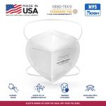 BNX N95 Respirator Masks Made in USA (10-Pack)