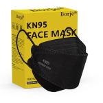 50 Pack Black KN95 Face Masks for Adults